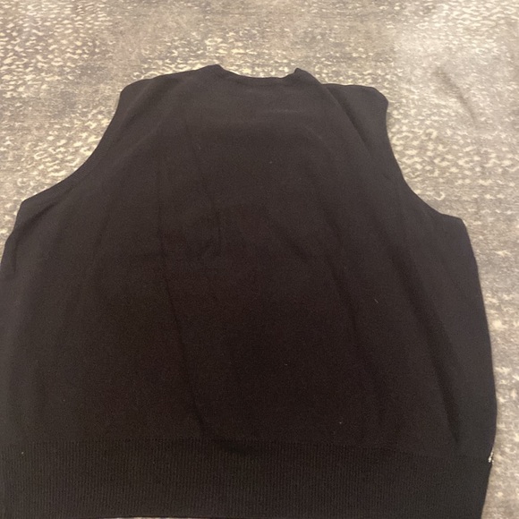 POLO GOLF BLACK AND WHITE HOUNDS TOOTH SWEATER VEST XL - Picture 7 of 9